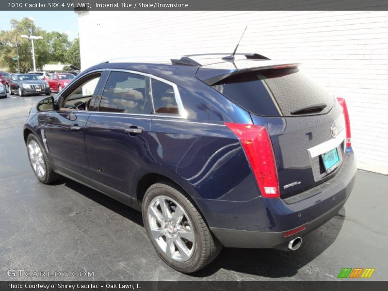 Imperial Blue / Shale/Brownstone 2010 Cadillac SRX 4 V6 AWD