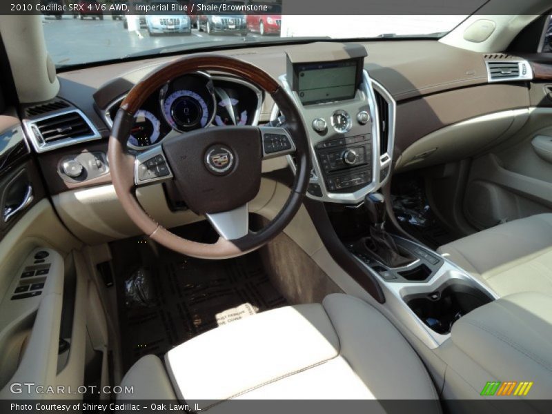 Imperial Blue / Shale/Brownstone 2010 Cadillac SRX 4 V6 AWD