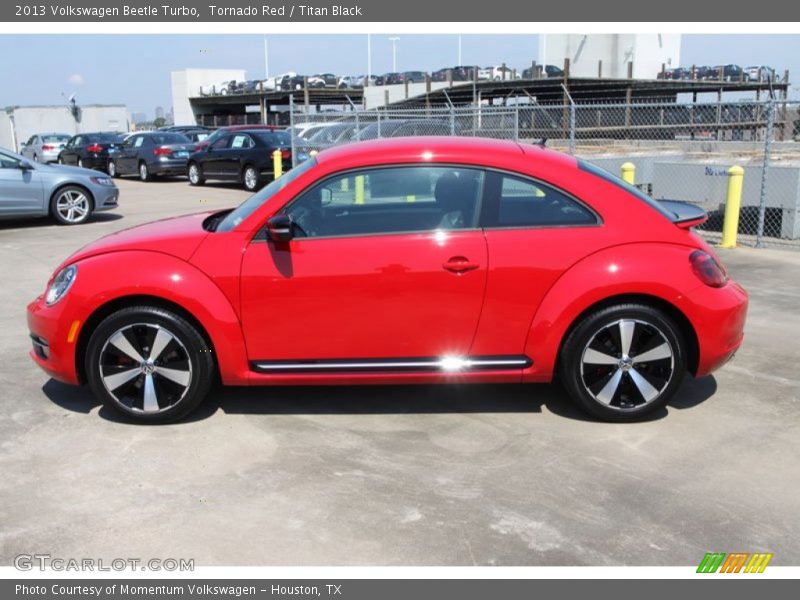 Tornado Red / Titan Black 2013 Volkswagen Beetle Turbo