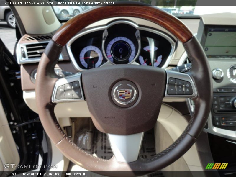 Imperial Blue / Shale/Brownstone 2010 Cadillac SRX 4 V6 AWD