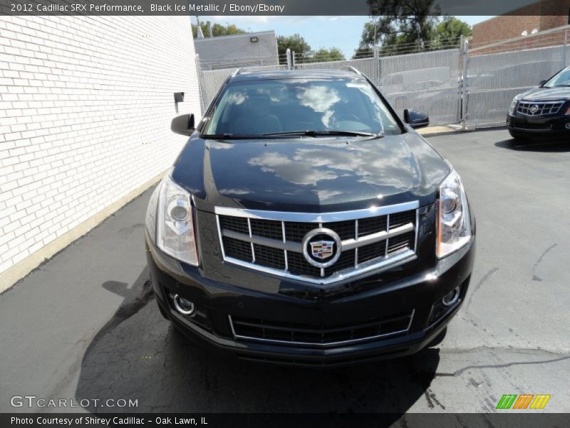 Black Ice Metallic / Ebony/Ebony 2012 Cadillac SRX Performance