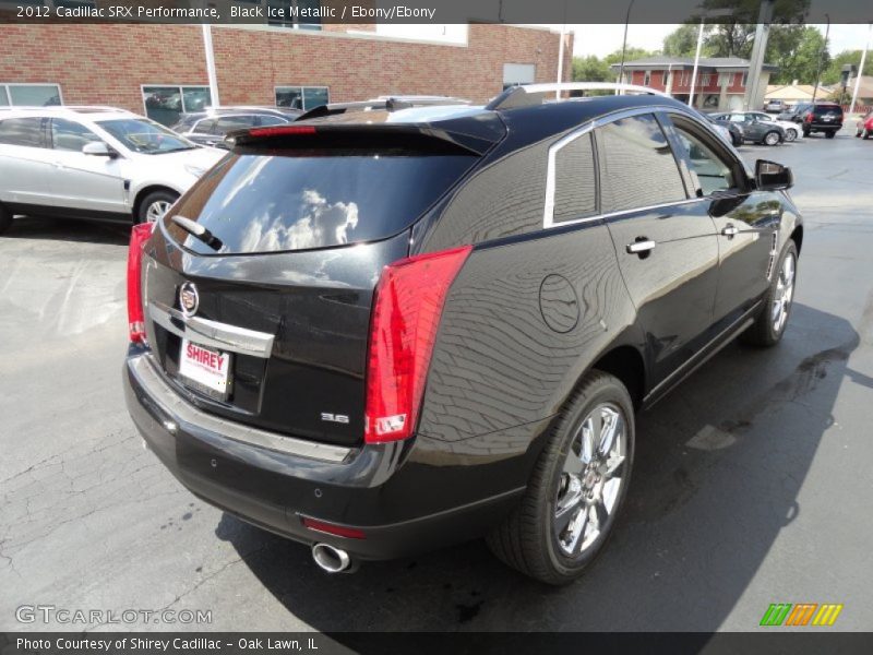 Black Ice Metallic / Ebony/Ebony 2012 Cadillac SRX Performance