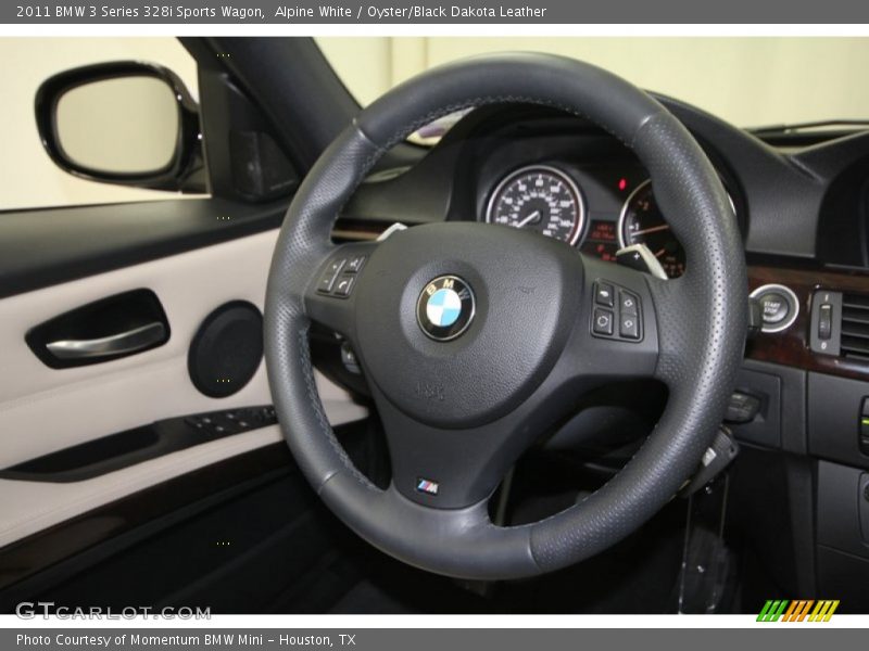Alpine White / Oyster/Black Dakota Leather 2011 BMW 3 Series 328i Sports Wagon