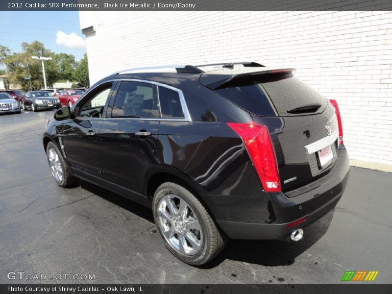 Black Ice Metallic / Ebony/Ebony 2012 Cadillac SRX Performance
