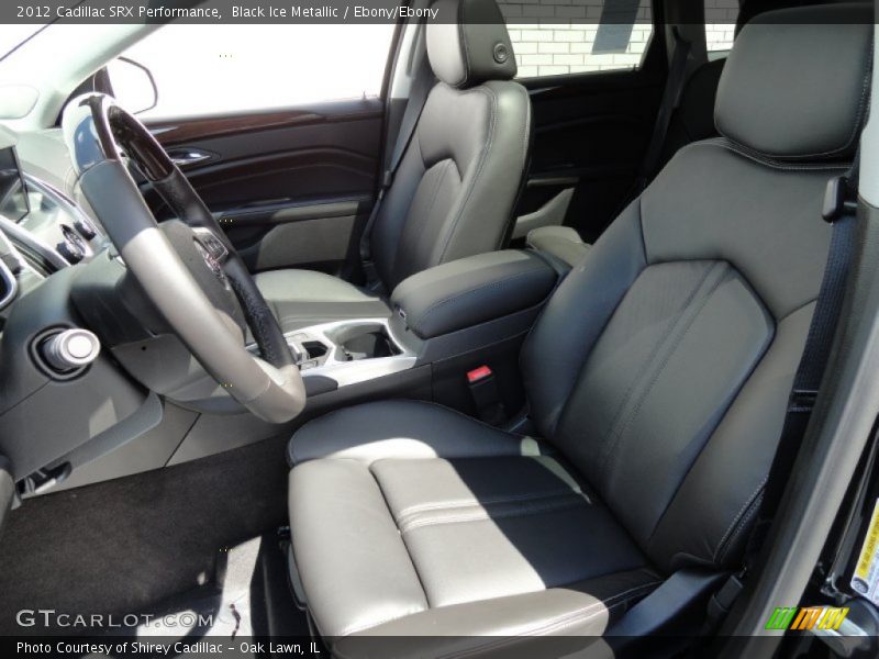 Front Seat of 2012 SRX Performance