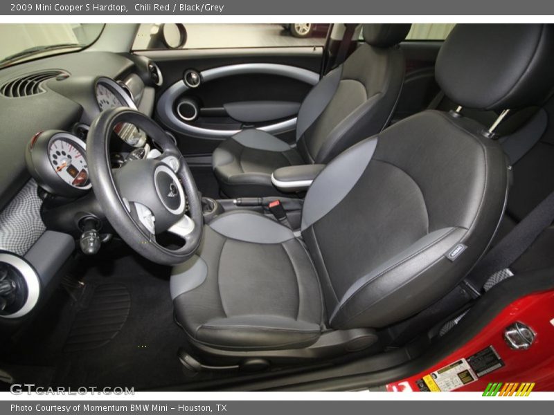 Chili Red / Black/Grey 2009 Mini Cooper S Hardtop