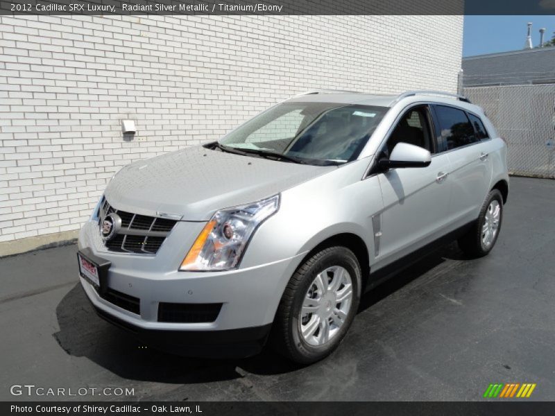 Radiant Silver Metallic / Titanium/Ebony 2012 Cadillac SRX Luxury