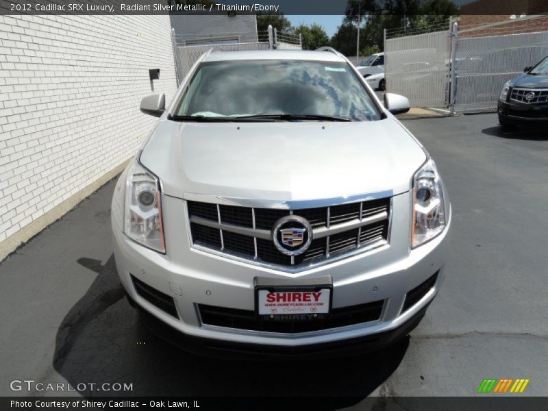 Radiant Silver Metallic / Titanium/Ebony 2012 Cadillac SRX Luxury