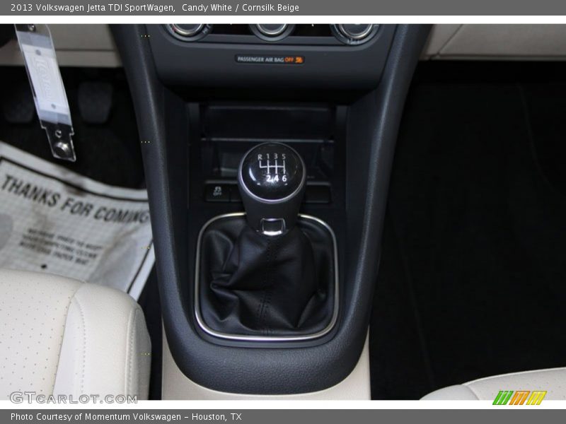  2013 Jetta TDI SportWagen 6 Speed Manual Shifter