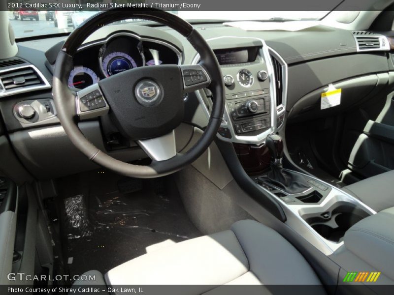 Radiant Silver Metallic / Titanium/Ebony 2012 Cadillac SRX Luxury