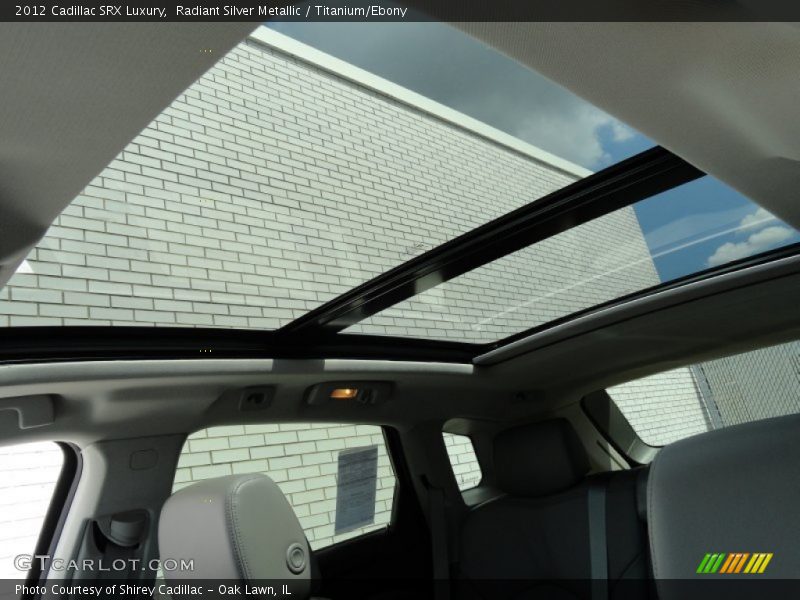 Radiant Silver Metallic / Titanium/Ebony 2012 Cadillac SRX Luxury