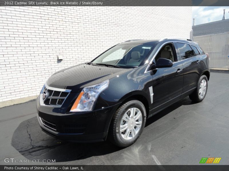 Black Ice Metallic / Shale/Ebony 2012 Cadillac SRX Luxury