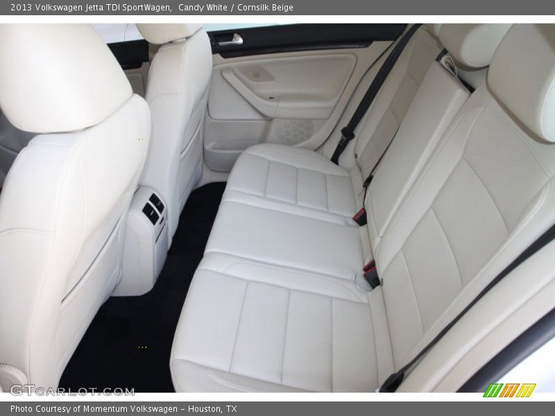 Candy White / Cornsilk Beige 2013 Volkswagen Jetta TDI SportWagen