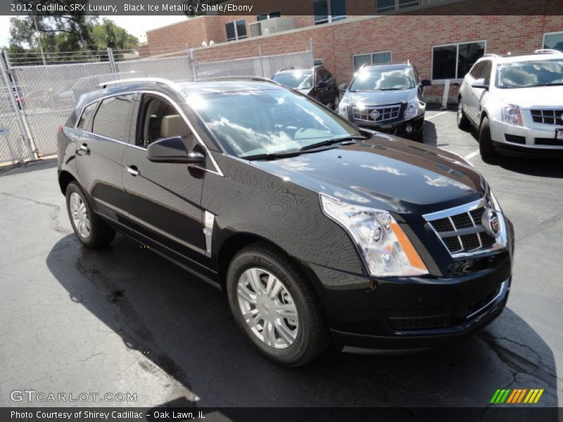Black Ice Metallic / Shale/Ebony 2012 Cadillac SRX Luxury