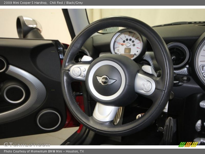 Chili Red / Black/Grey 2009 Mini Cooper S Hardtop