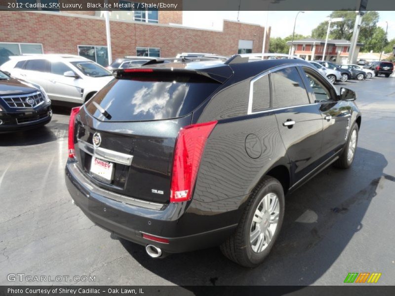 Black Ice Metallic / Shale/Ebony 2012 Cadillac SRX Luxury