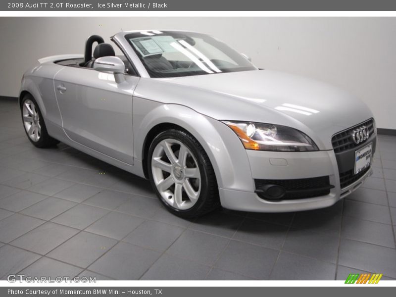 Ice Silver Metallic / Black 2008 Audi TT 2.0T Roadster