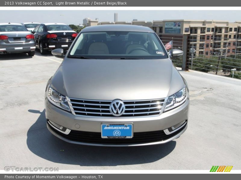 Light Brown Metallic / Desert Beige/Black 2013 Volkswagen CC Sport