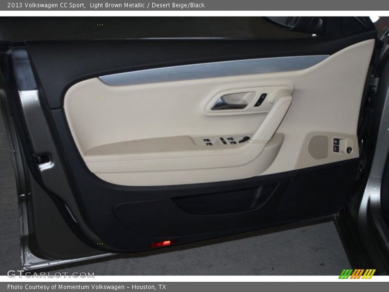 Light Brown Metallic / Desert Beige/Black 2013 Volkswagen CC Sport
