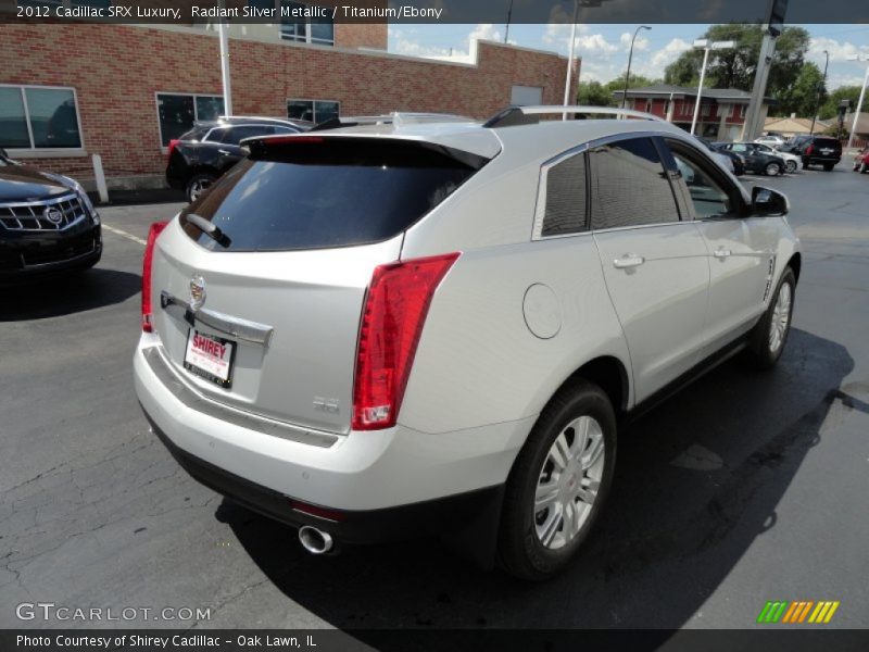 Radiant Silver Metallic / Titanium/Ebony 2012 Cadillac SRX Luxury