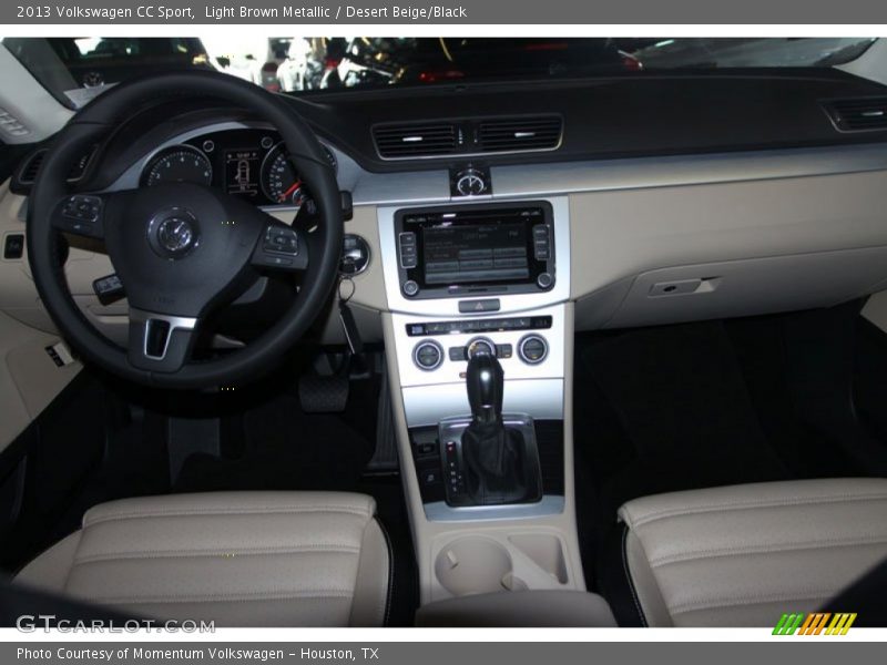Light Brown Metallic / Desert Beige/Black 2013 Volkswagen CC Sport
