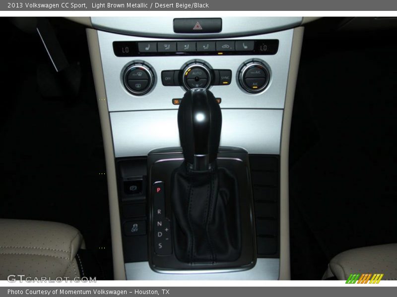 Light Brown Metallic / Desert Beige/Black 2013 Volkswagen CC Sport