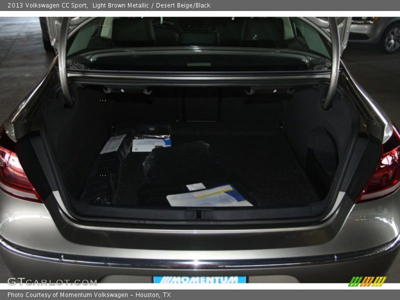Light Brown Metallic / Desert Beige/Black 2013 Volkswagen CC Sport