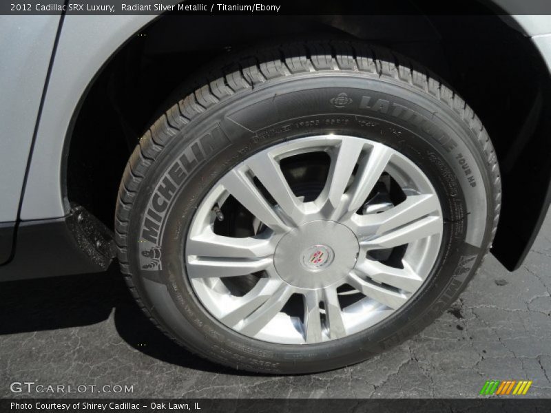 Radiant Silver Metallic / Titanium/Ebony 2012 Cadillac SRX Luxury