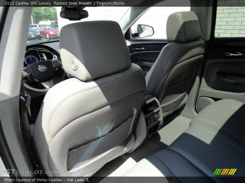 Radiant Silver Metallic / Titanium/Ebony 2012 Cadillac SRX Luxury