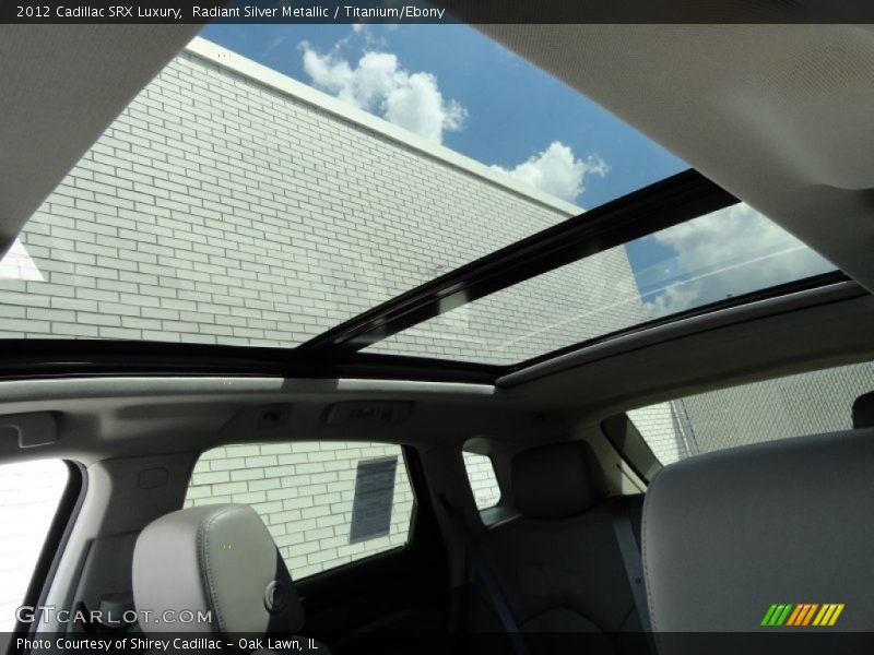 Radiant Silver Metallic / Titanium/Ebony 2012 Cadillac SRX Luxury