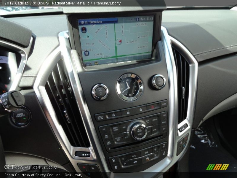 Radiant Silver Metallic / Titanium/Ebony 2012 Cadillac SRX Luxury