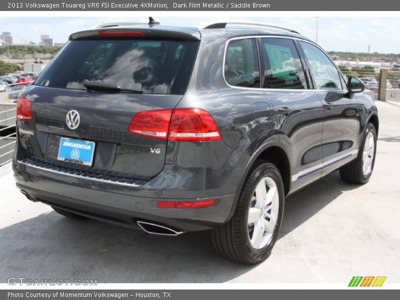 Dark Flint Metallic / Saddle Brown 2013 Volkswagen Touareg VR6 FSI Executive 4XMotion