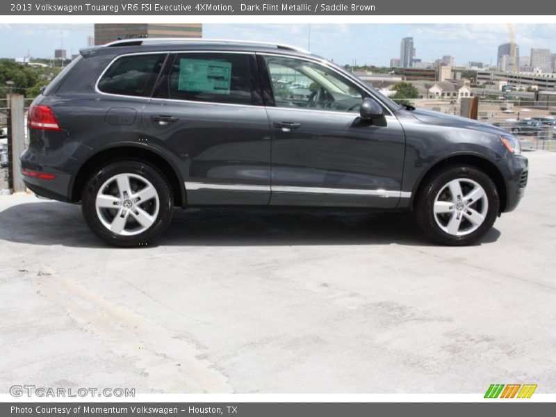 Dark Flint Metallic / Saddle Brown 2013 Volkswagen Touareg VR6 FSI Executive 4XMotion