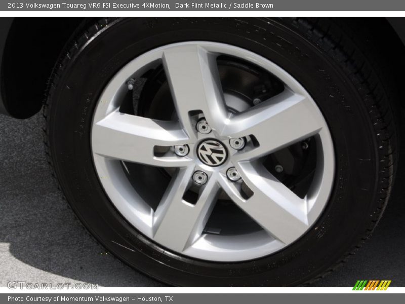 Dark Flint Metallic / Saddle Brown 2013 Volkswagen Touareg VR6 FSI Executive 4XMotion