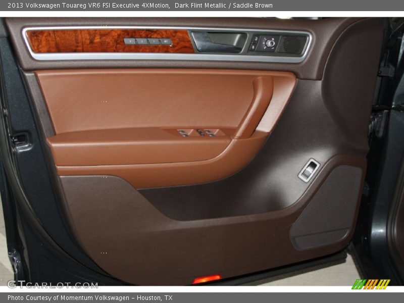 Dark Flint Metallic / Saddle Brown 2013 Volkswagen Touareg VR6 FSI Executive 4XMotion