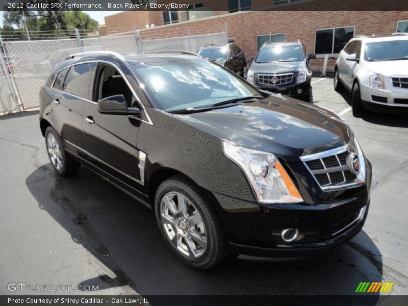 Black Raven / Ebony/Ebony 2012 Cadillac SRX Performance