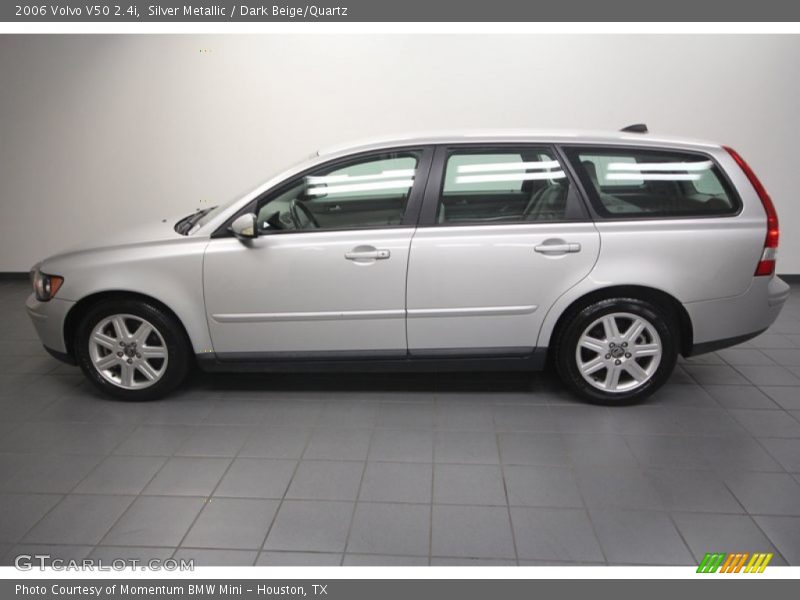 Silver Metallic / Dark Beige/Quartz 2006 Volvo V50 2.4i