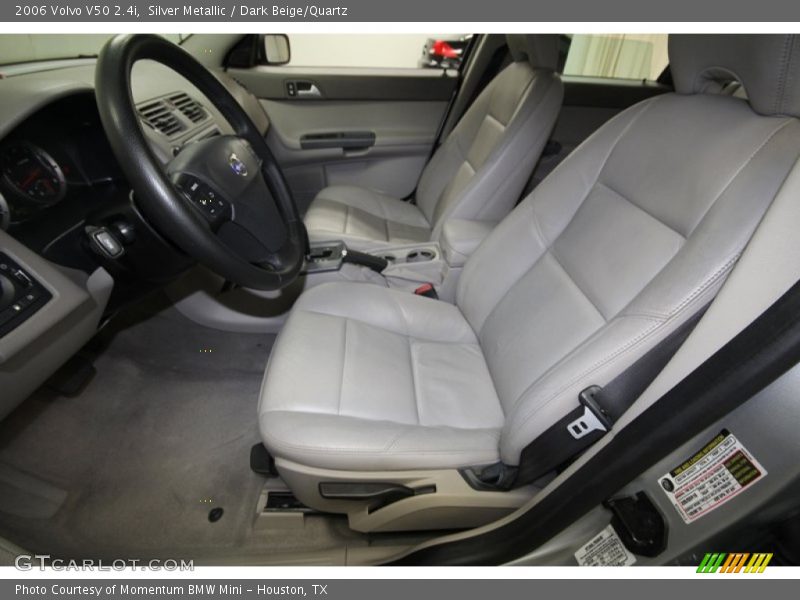 Silver Metallic / Dark Beige/Quartz 2006 Volvo V50 2.4i