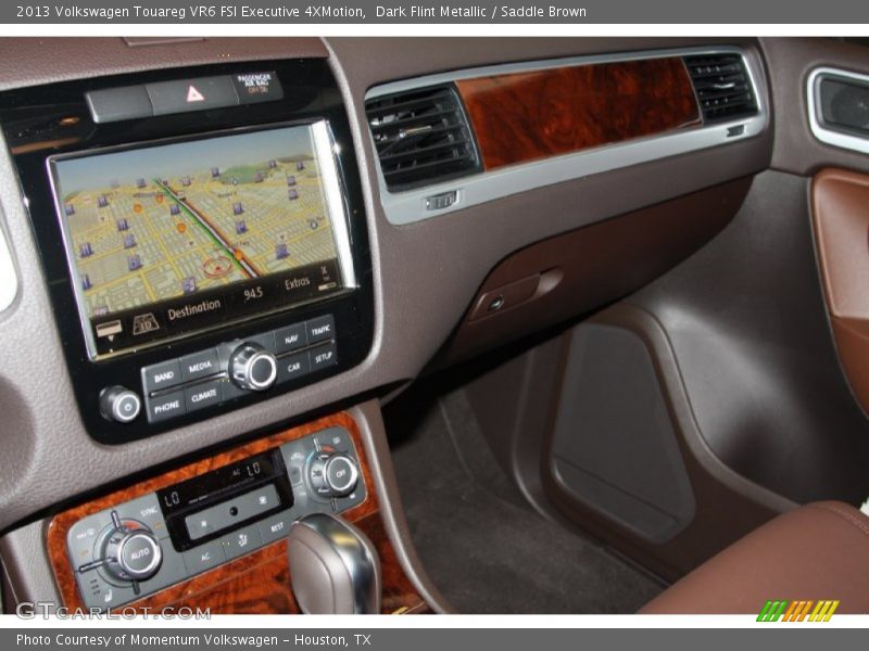 Dark Flint Metallic / Saddle Brown 2013 Volkswagen Touareg VR6 FSI Executive 4XMotion
