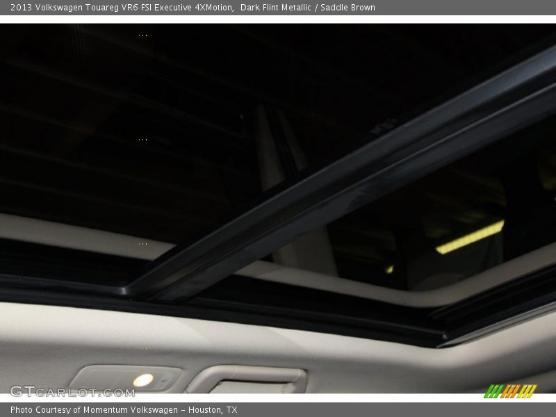 Dark Flint Metallic / Saddle Brown 2013 Volkswagen Touareg VR6 FSI Executive 4XMotion