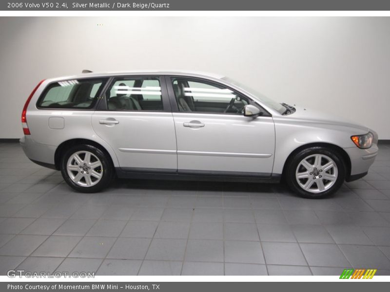 Silver Metallic / Dark Beige/Quartz 2006 Volvo V50 2.4i