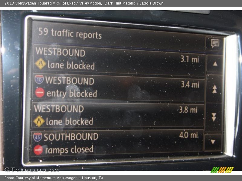 Dark Flint Metallic / Saddle Brown 2013 Volkswagen Touareg VR6 FSI Executive 4XMotion