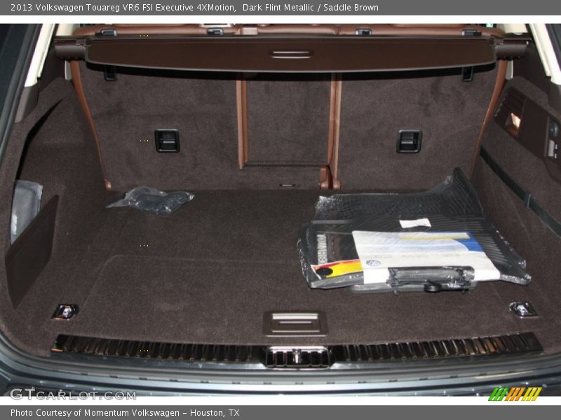 Dark Flint Metallic / Saddle Brown 2013 Volkswagen Touareg VR6 FSI Executive 4XMotion