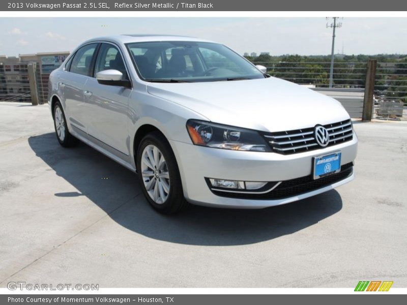 Reflex Silver Metallic / Titan Black 2013 Volkswagen Passat 2.5L SEL