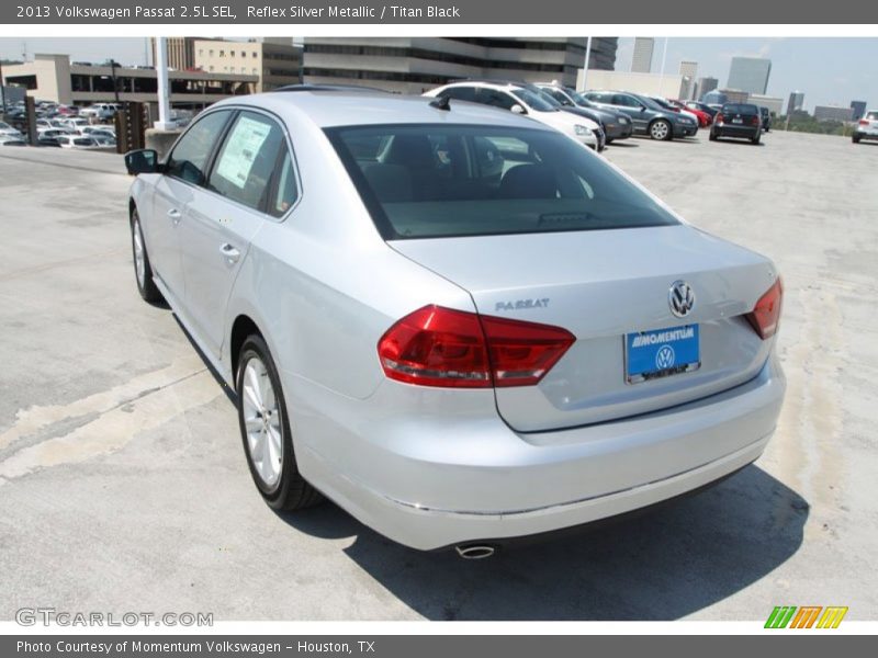 Reflex Silver Metallic / Titan Black 2013 Volkswagen Passat 2.5L SEL