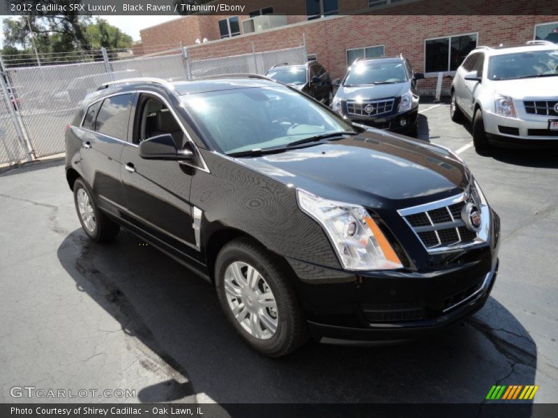 Black Raven / Titanium/Ebony 2012 Cadillac SRX Luxury