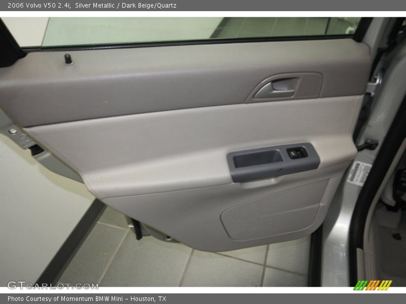 Silver Metallic / Dark Beige/Quartz 2006 Volvo V50 2.4i