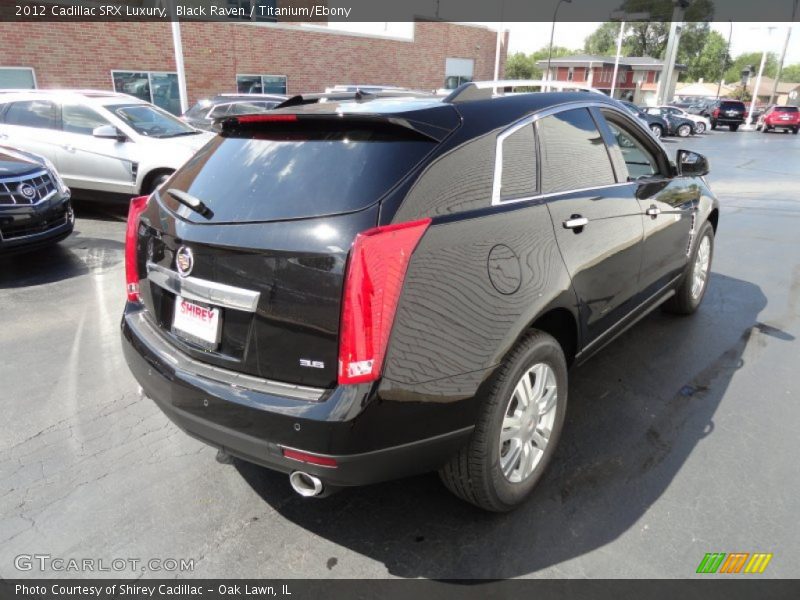 Black Raven / Titanium/Ebony 2012 Cadillac SRX Luxury