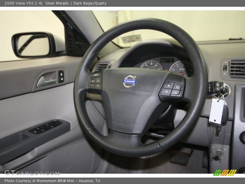 Silver Metallic / Dark Beige/Quartz 2006 Volvo V50 2.4i