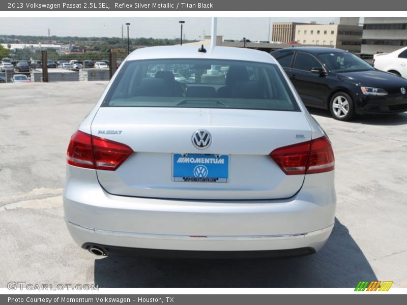 Reflex Silver Metallic / Titan Black 2013 Volkswagen Passat 2.5L SEL